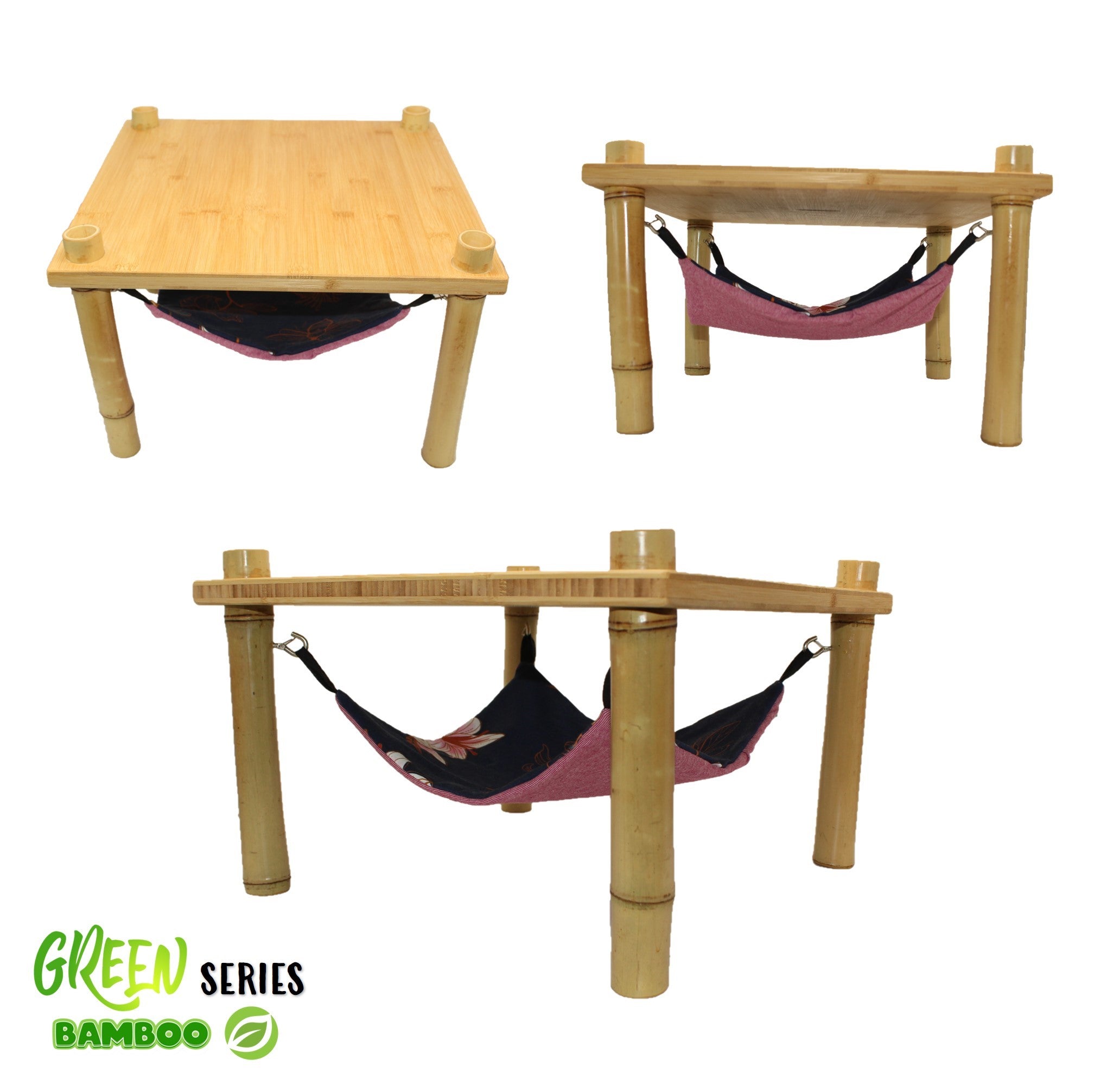 Bamboo hammock stand best sale