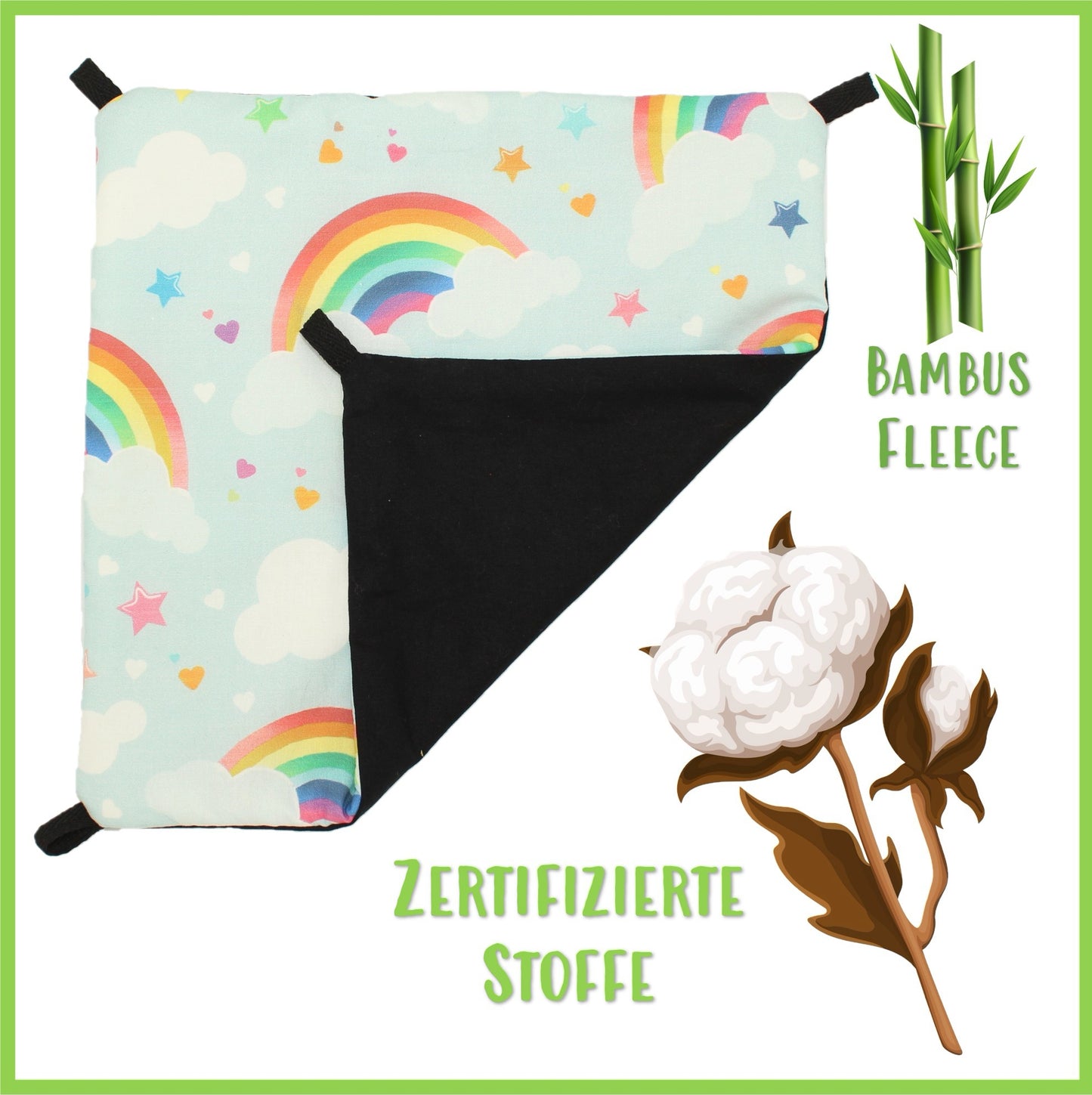 Bio Hängematte - Regenbogen